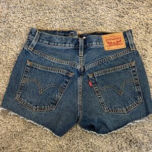 Levi's 501 Women's Dark Blue Jean Shorts